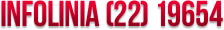 Infolinia (22) 19654